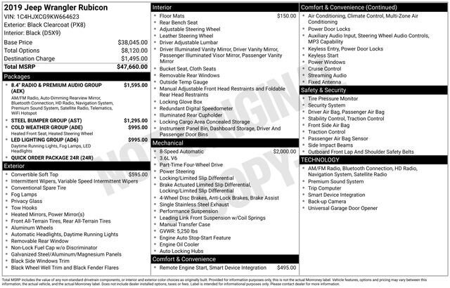 
 2019 Jeep Wrangler Rubicon full									