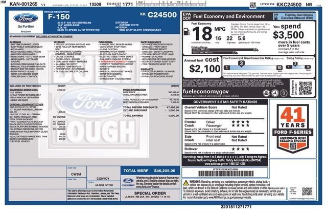 
 2019 Ford F-150 XLT full									