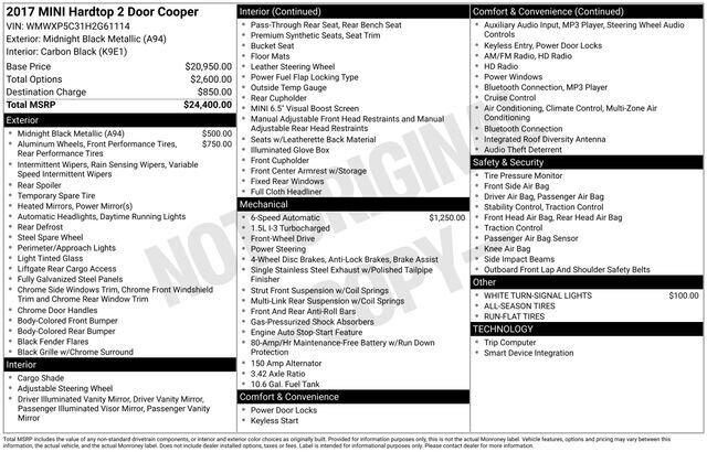 
 2017 MINI Cooper 3-door Base full									
