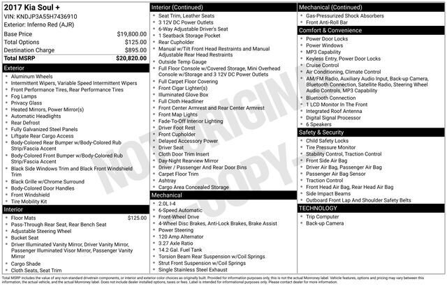 
 2017 Kia Soul Plus full									