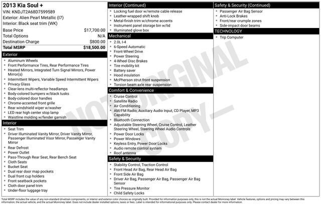 
 2013 Kia Soul Plus full									