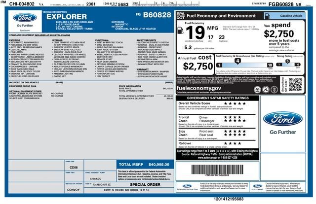 
 2015 Ford Explorer Limited full									